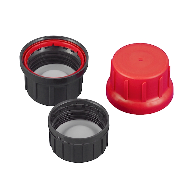 Screw closure HPE-HD, black